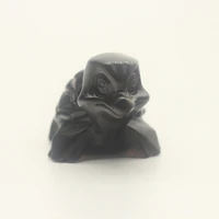 1pc natural ice obsidian quartz crystal turtle animal carving crafts christmas gift decoration home living room decoration