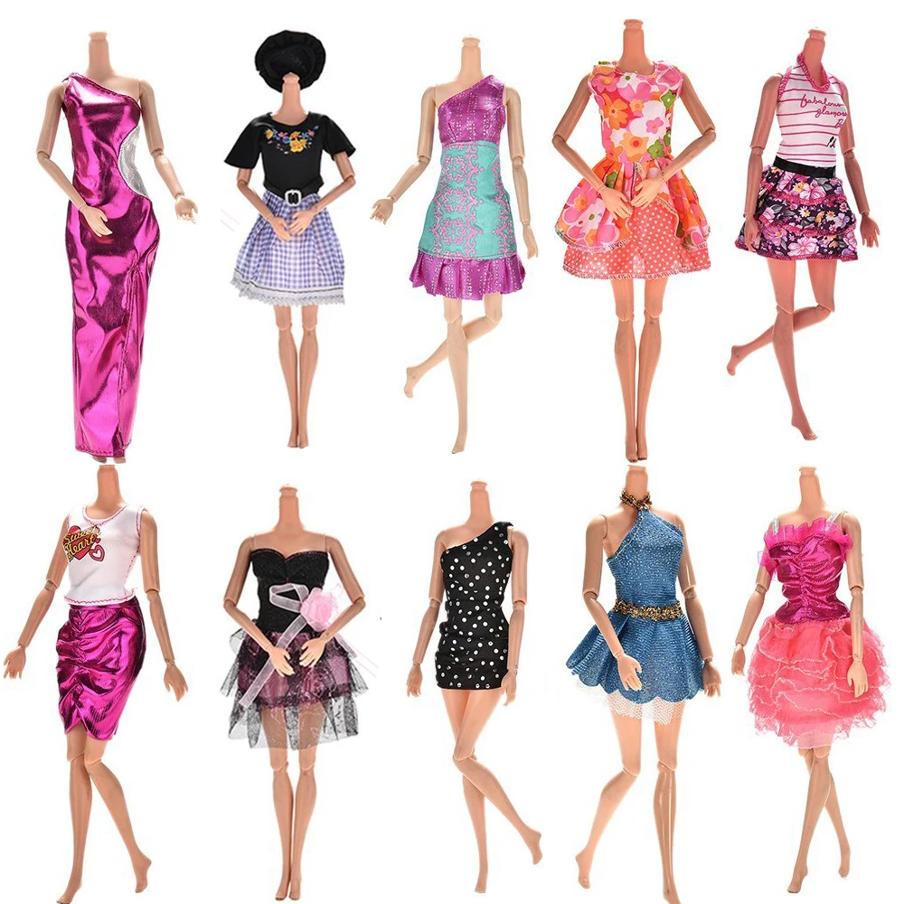 

Одежда для куклы, модное вечернее платье, наряд ручной работы, подходит для куклы Барби 11,8 дюйма, кукла Blythe 1/6 BJD, игрушки для девочек, аксессу...