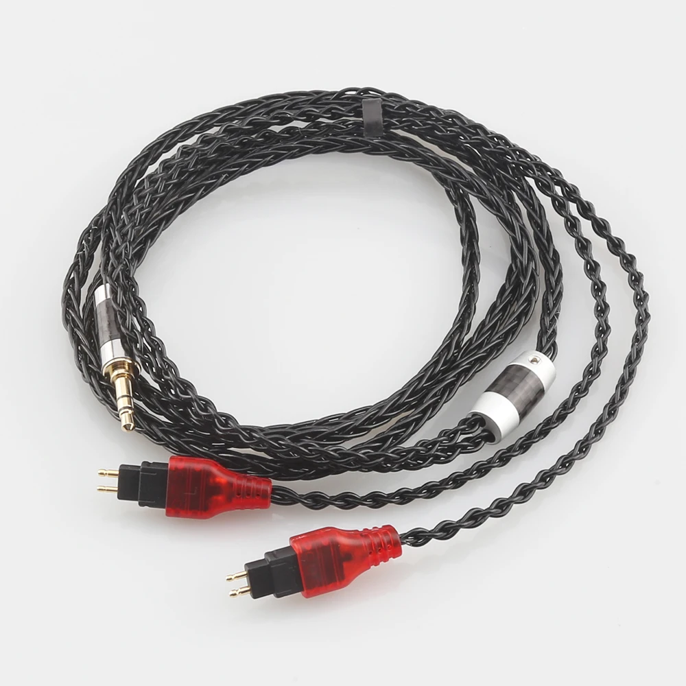 

Hi-Fi Audiocrast 8-жильный сбалансированный посеребренный кабель для наушников Sennheiser HD580 HD600 HD650 HDxxx HD660S HD58x HD6xx