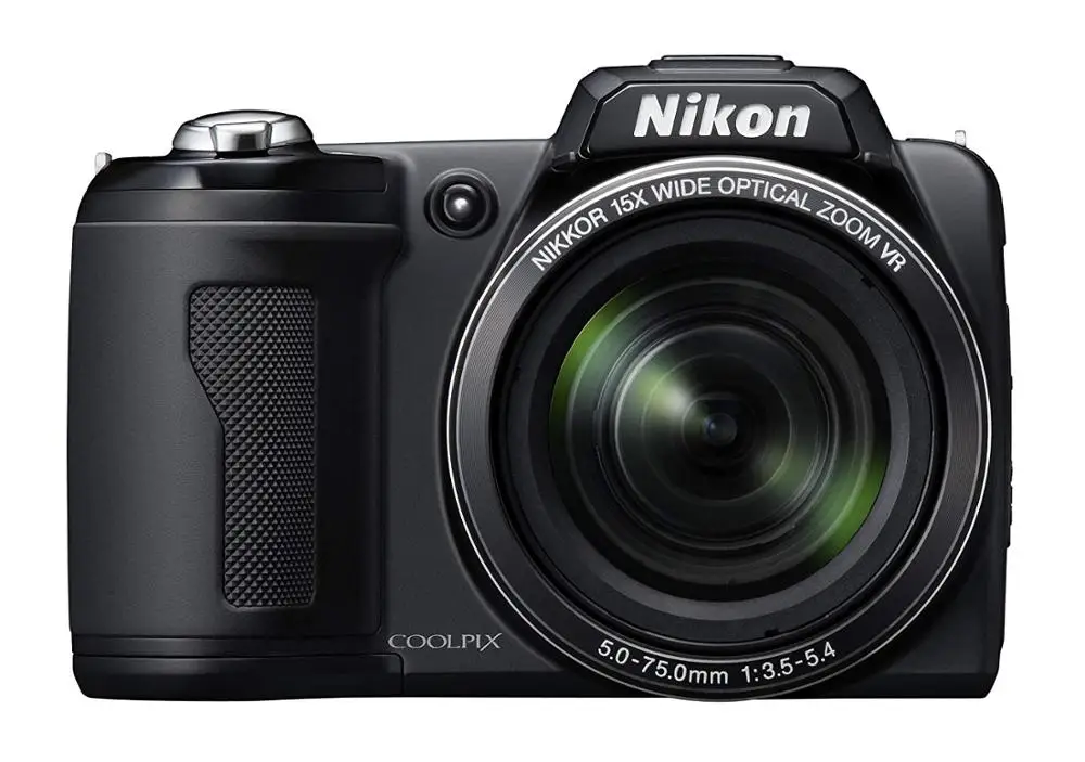 Бывшая в употреблении Цифровая камера Nikon Coolpix L110 3 0 МП с 15 кратным оптическим