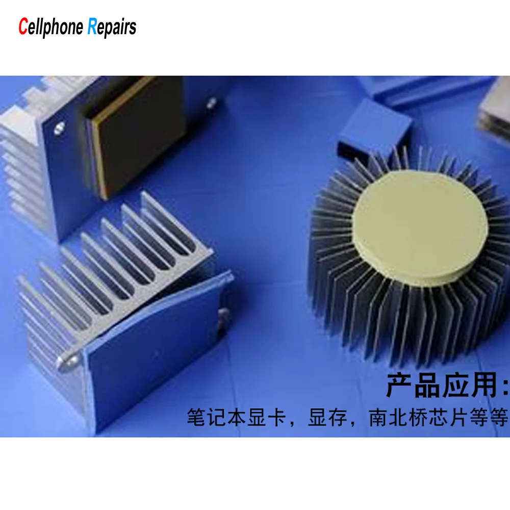 Новые силиконовые Термальность колодки лист компьютер Процессор чип GPU радиатор