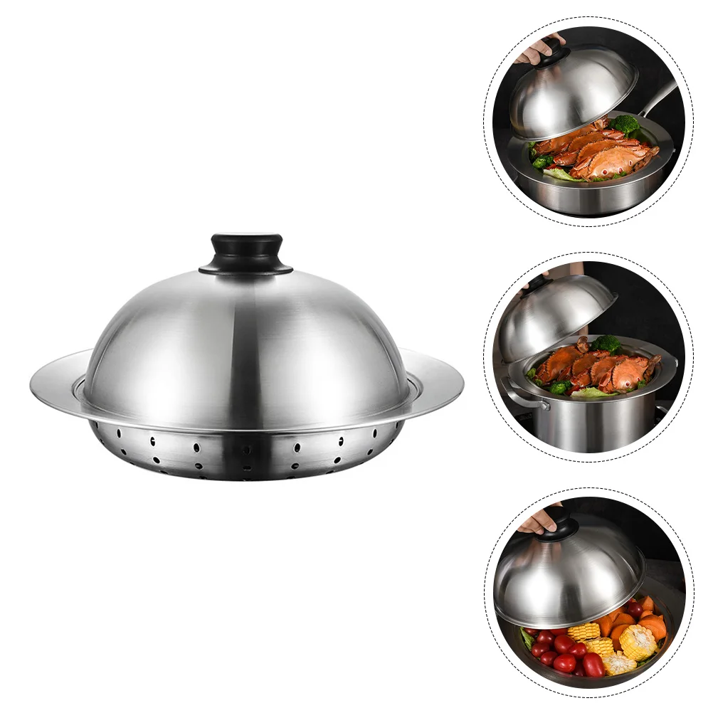 

1Pc Rustproof Kitchen Steamer Cookware Stainless Steel Food Steamer (Silver)