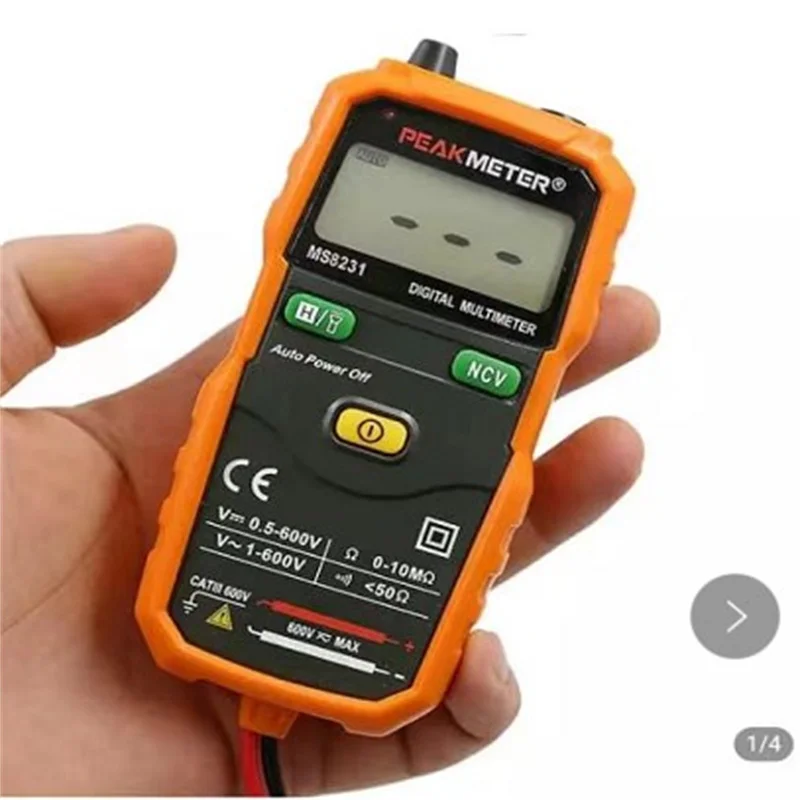 

Автомобильный диагностический инструмент новый Peakmeter PM8231 Авто Диапазон Цифровой мультиметр удержания данных AC/DC Напряжение Тесты C-90256