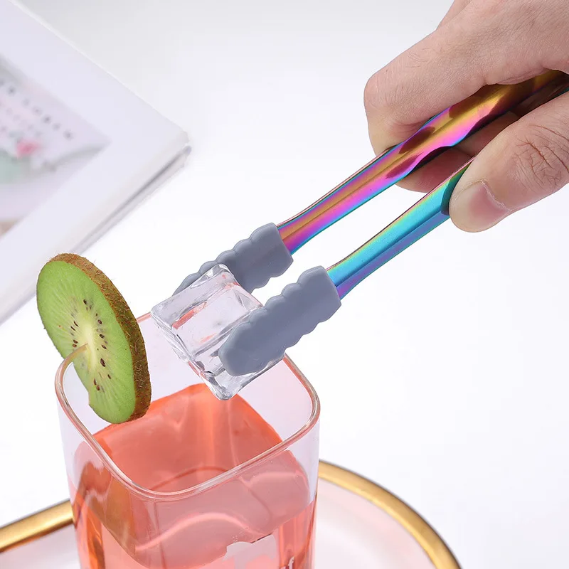 1 шт. щипцы для льда из нержавеющей стали кубические зажимы Дома кухни вечеринки