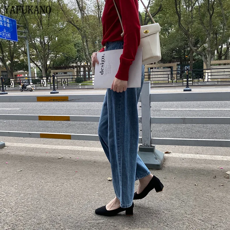 Туфли-лодочки женские с квадратным носком простые удобные Ретро стиль высокий