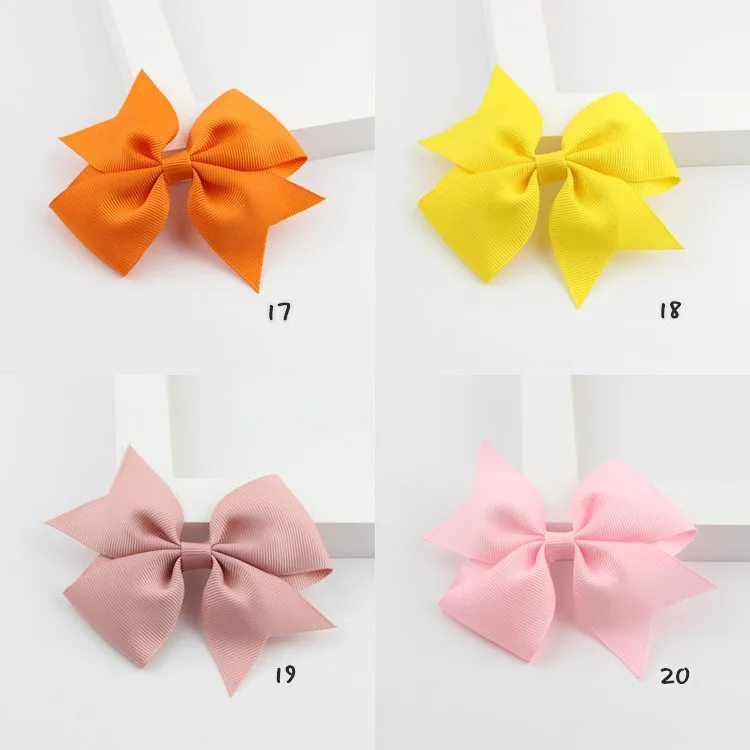 Новинка 20 цветов Шпилька для волос с бантом девочек аксессуары детей |
