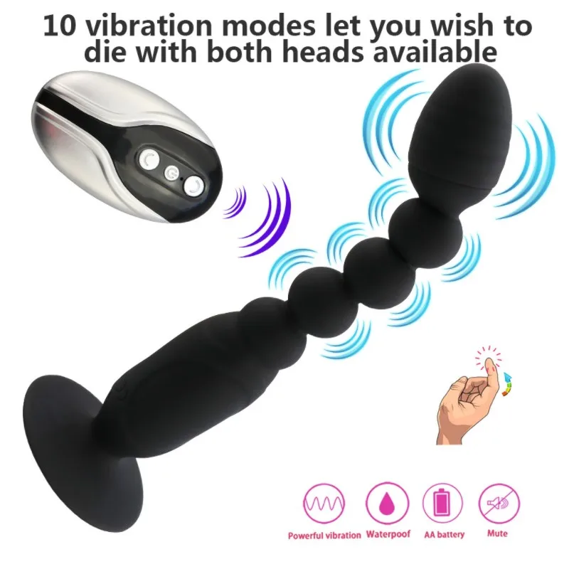 Беспроводной дистанционный Анальный вибратор интимные игрушки для женщин и