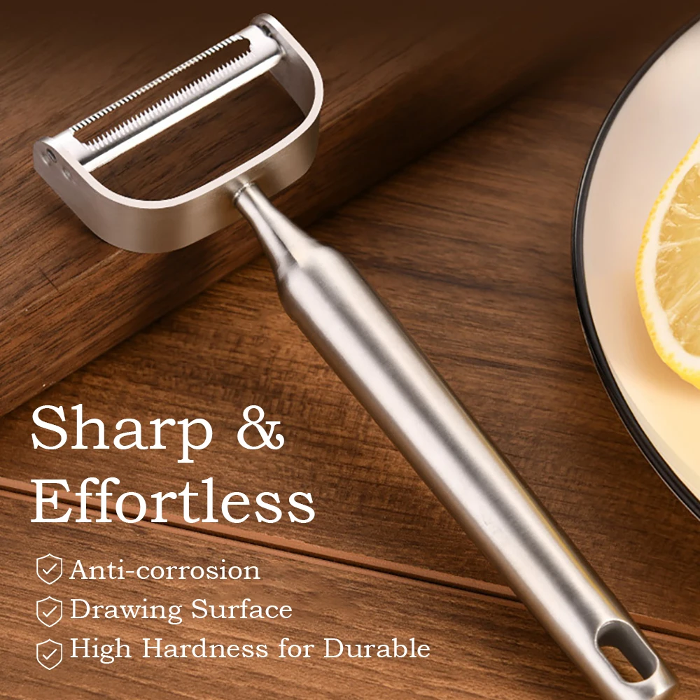 Новинка Овощечистка из нержавеющей стали для фруктов поворотный Y-Peelers морковки