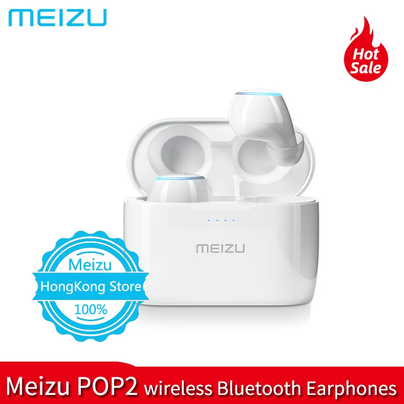 Meizu POP2 TW50S Bluetooth V5.0 TWS наушники IPX5 водонепроницаемые 8 часов время воспроизведения поп 2 беспроводные наушники с микрофоном MEMS