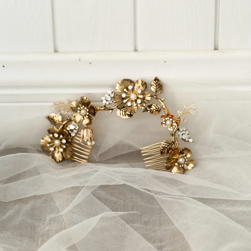 Женский винтажный головной убор свадебный аксессуар расческа для волос невесты |