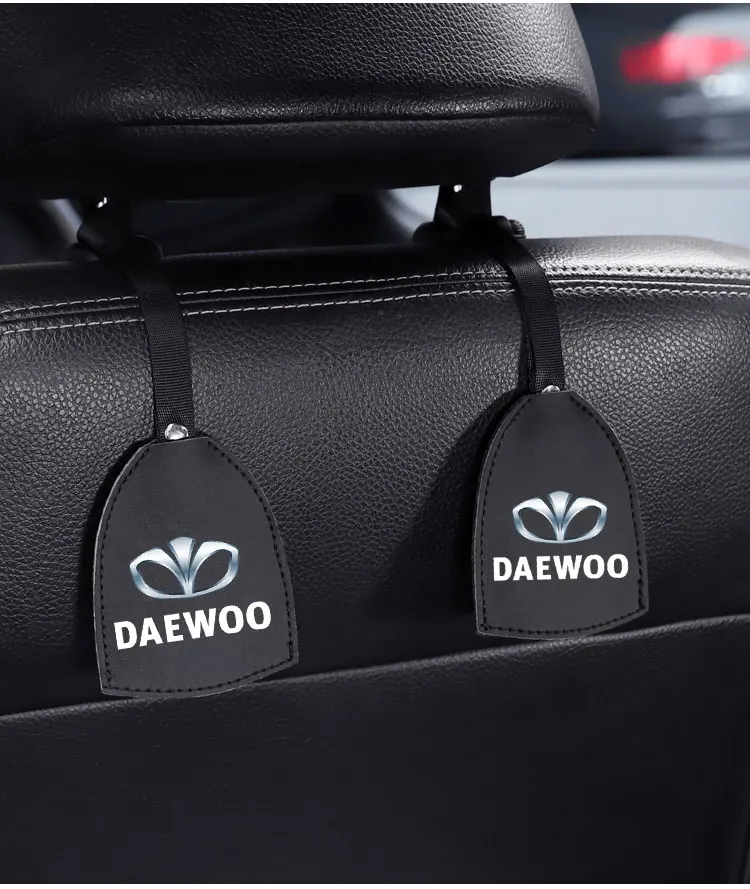 Кожаные многофункциональные универсальные автомобильные крючки спинки сиденья