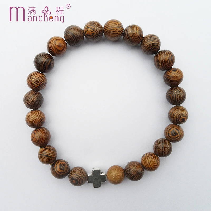 Натуральный Millettia лаурентии венге бусы католические с изображением девы Марии и