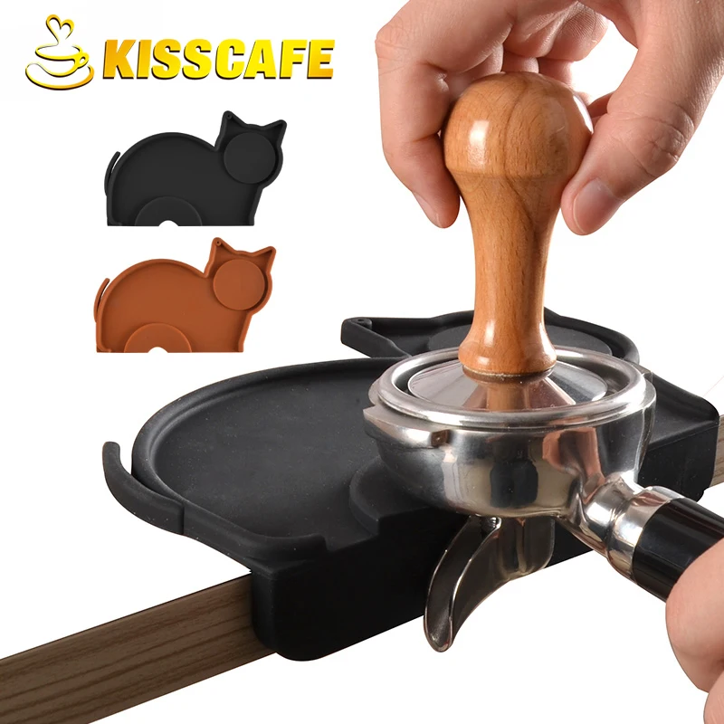 Мультяшный Кот силиконовый держатель для темпера кофе Противоскользящий коврик