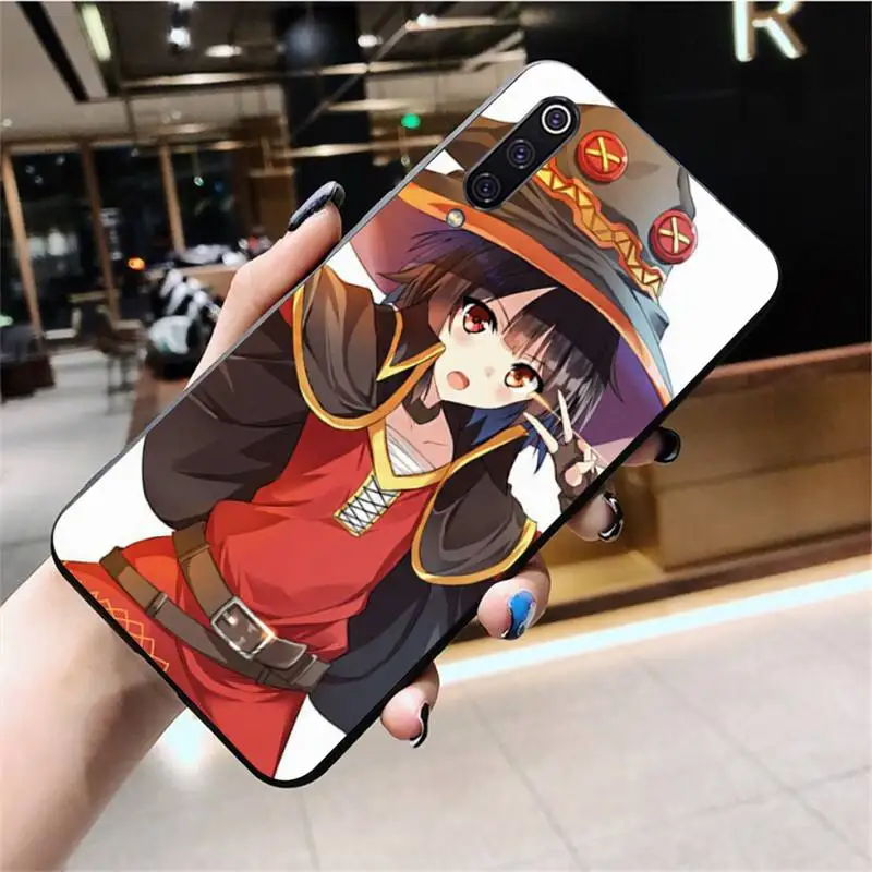 HUAGETOP KonoSuba Megumin Kono чехол для телефона Huawei Honor 30 20 10 9 8 8x 8c v30 Lite view pro | Мобильные