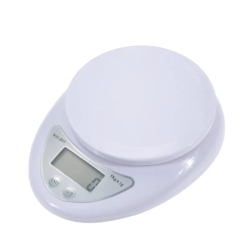 Портативные электронные цифровые весы 5 кг/1 г для пищевой Диеты Почтовый