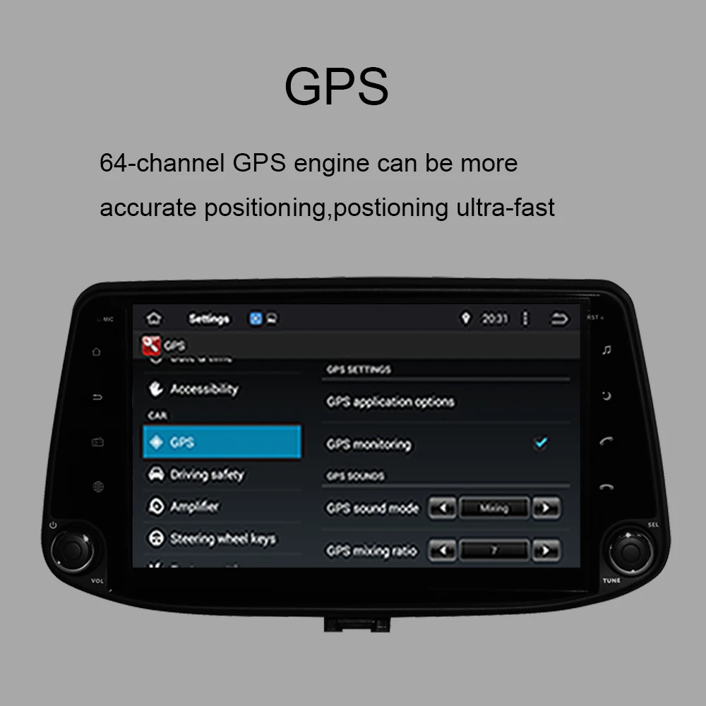 Автомобильный мультимедийный DVD-плеер на Android 10 0 с GPS-навигацией для Hyundai i30 2017-2022