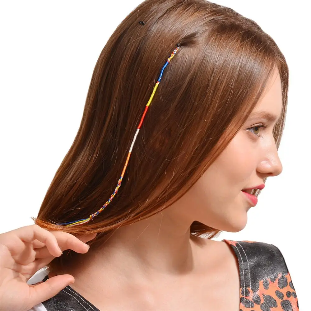 Богемные винтажные этнические головные уборы женские ручной работы из хлопка