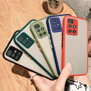for cover xiaomi redmi 10 case for redmi 10 capas pctpu phone bumper armor shockproof translucent matte case for redmi 10 case free global shipping