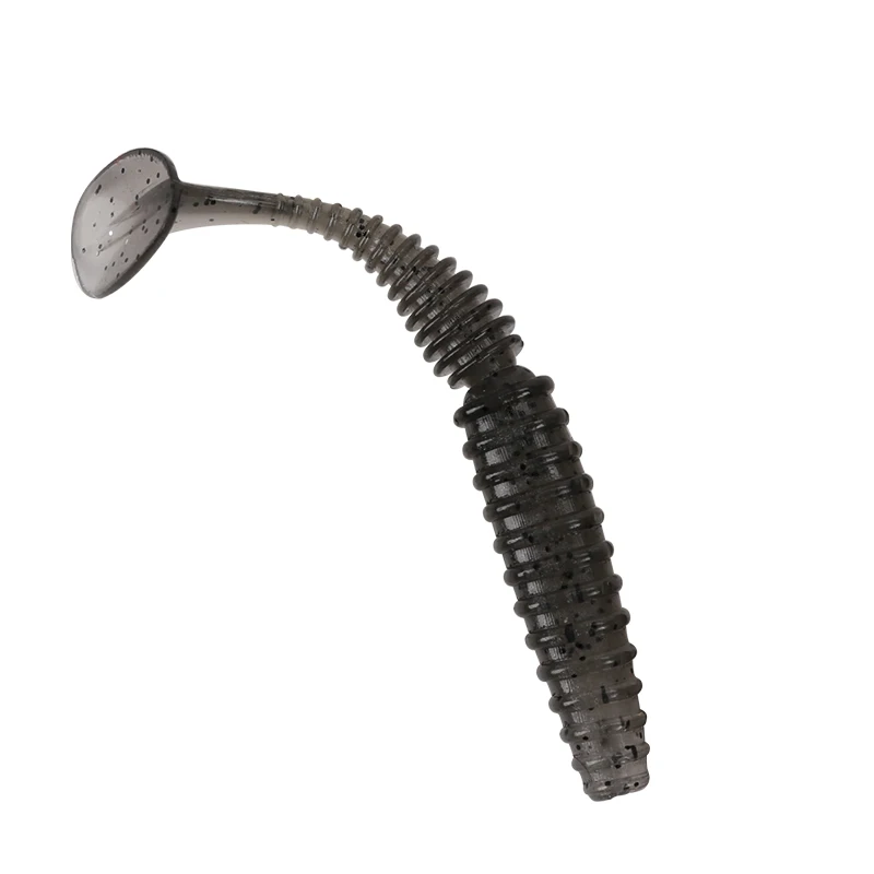 6 шт./упак. мягкий шэд приманка весло хвост жир личинка 7 5 см 3 2 г цвета червь Seabass