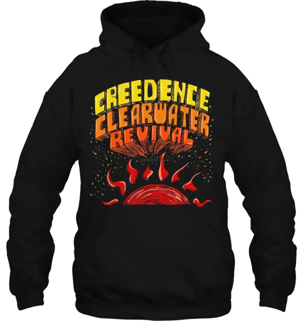 

Men Hoodie Fashion Cool Funny CCR lettering Customized Printed Women Streetwear