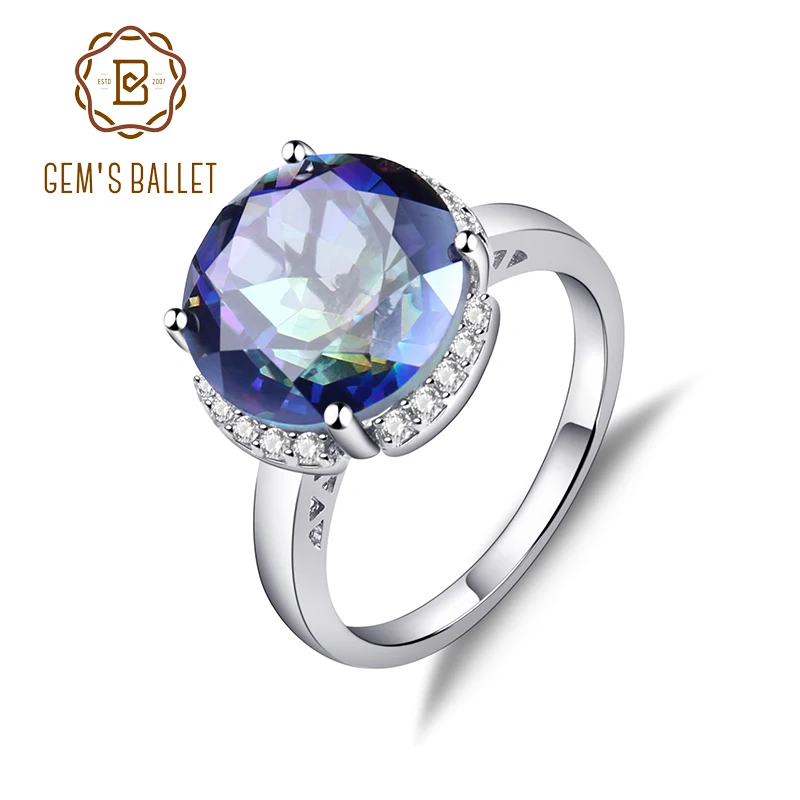 Женский балетный камень 6 57ct натуральный румяный мистический кварцевый