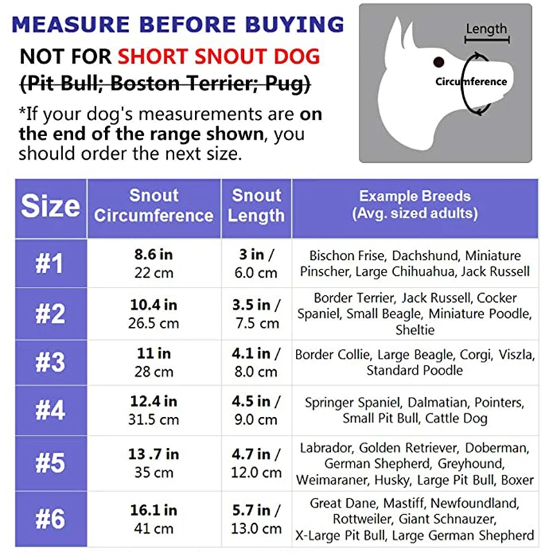 

Dog Muzzle Breathable Basket Muzzles for Small Medium Large Dogs Dog Mask For Anti Biting Barking Chewing Pet Training Products