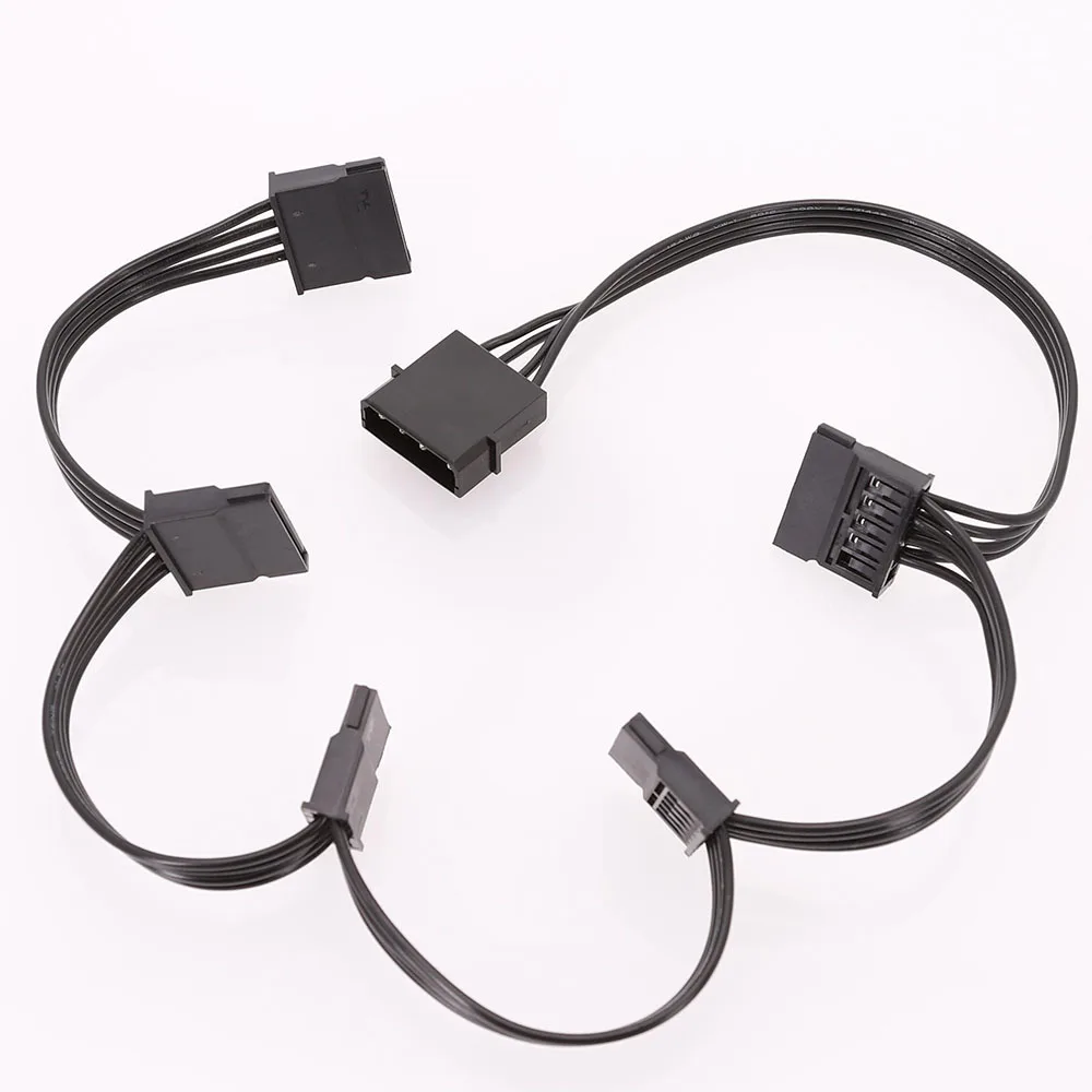 Кабель разветвитель CHIPAL 60 см 1 4 контакта IDE на 5 15 контактов SATA|pci-e 1x|pci-e 1x to 16x1x 16x |