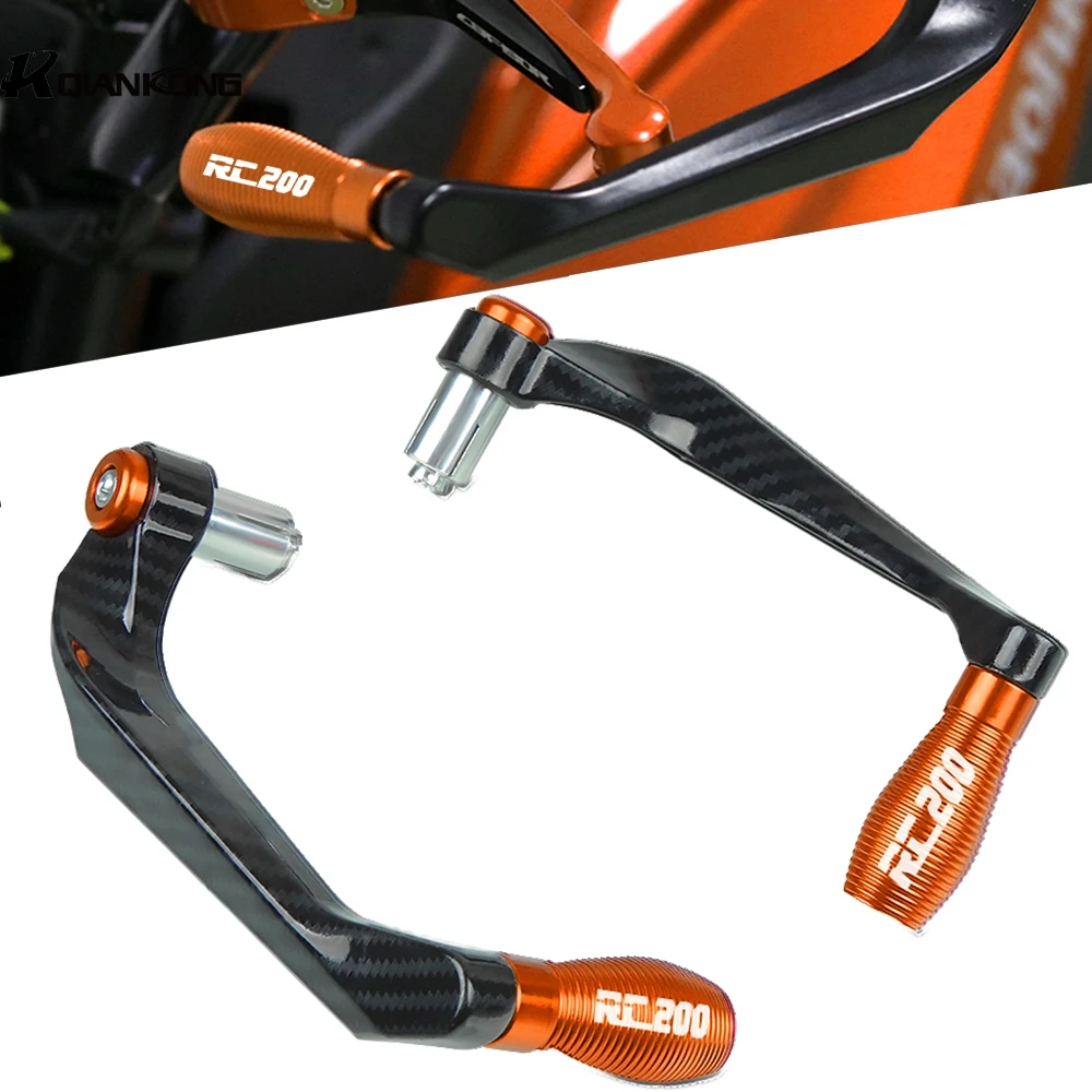 

Motorcycle 22mm Handlebar Grips Guard Brake Clutch Levers Guard Protector For RC200 RC 200 2014 2015 2016 2017 2018 2019