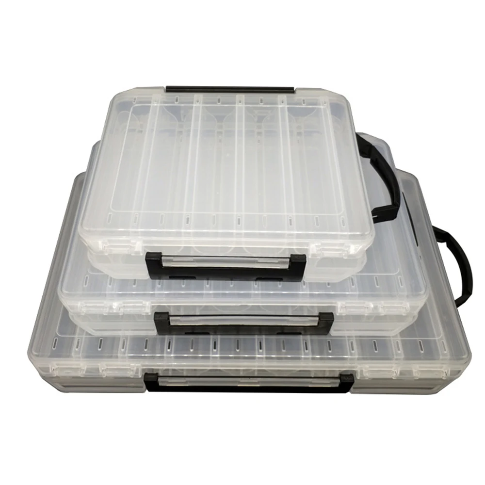Рыболовная коробка для приманки двухсторонние пластиковые ящики рыболовные