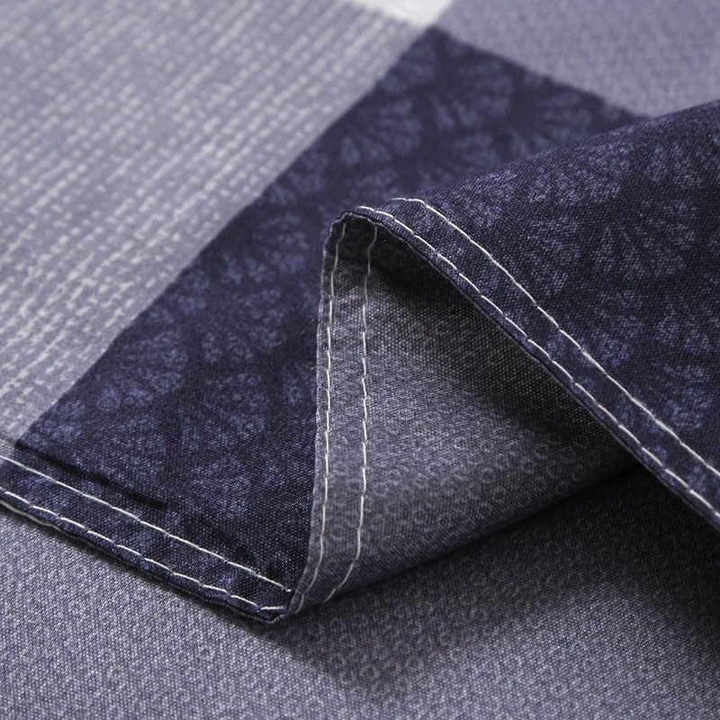 

Microfiber Plaid Bedding Set 4 in 1,1 Duvet Cover ,2 Pillow Shams and 1 Bed Sheet,Various Sizes,Suitable For All Seasons