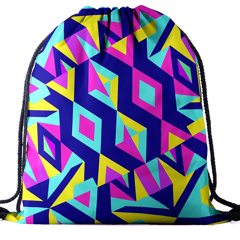 

backpack drawstring BAGS drawstring fashion printing travel softback men bags unisex Women's shoulder bag knapsack Geography new