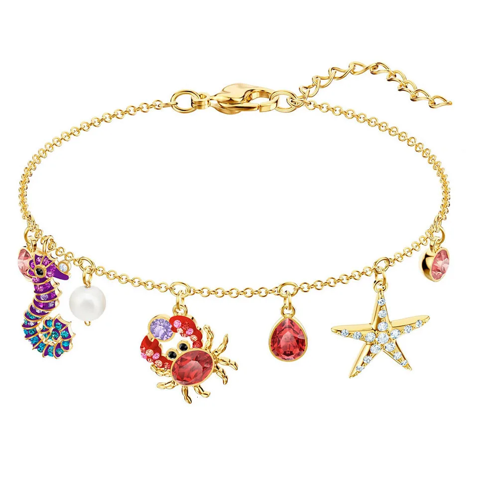 Модный тренд MANDY новый набор морских коньков сияющий подводный мир украшение для