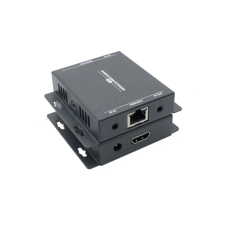 4K60Hz Hdmi 2 0 удлинитель 70M Поддержка HDMI с ИК 4K к RJ45 передатчик приемник ЕС вилка |