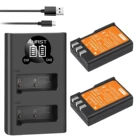 Комплект зарядных устройств EN EL9 EN-EL9a EN EL9a, 2400 мАч, 2 шт., для камеры Nikon EN-EL9a D40 D40X D60 D5000 D3000