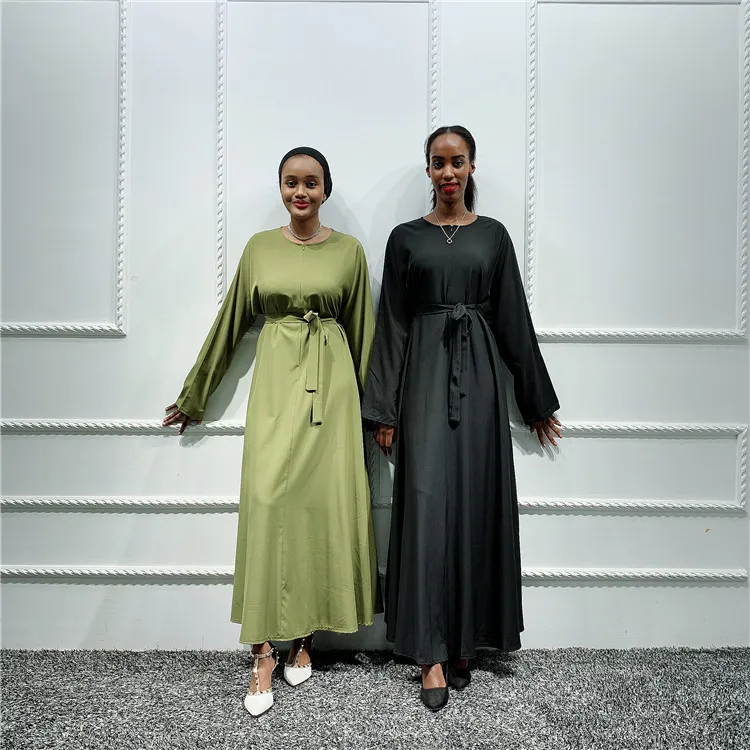 Роскошные мусульманские кружево вышивка Bronzing Абая длинные платья кардиган KimonoLong