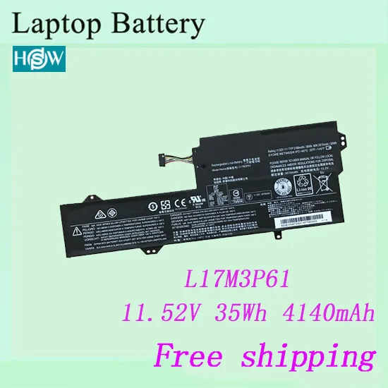 Аккумулятор для ноутбука LENOVO L17L3P61 аккумуляторы L17M3P61 IdeaPad 320S-13IKB(81AK0037GE)