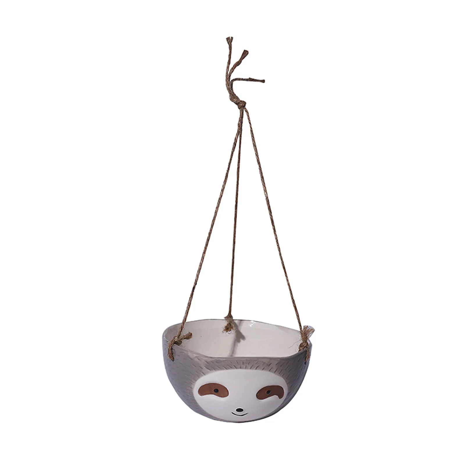 

Hanging Plants Holder Flower Pot Home Garden Decoration Gifts 14.5*9*14.5cm Planter Large Diameter 1PCS Ceramic Mini Ornaments
