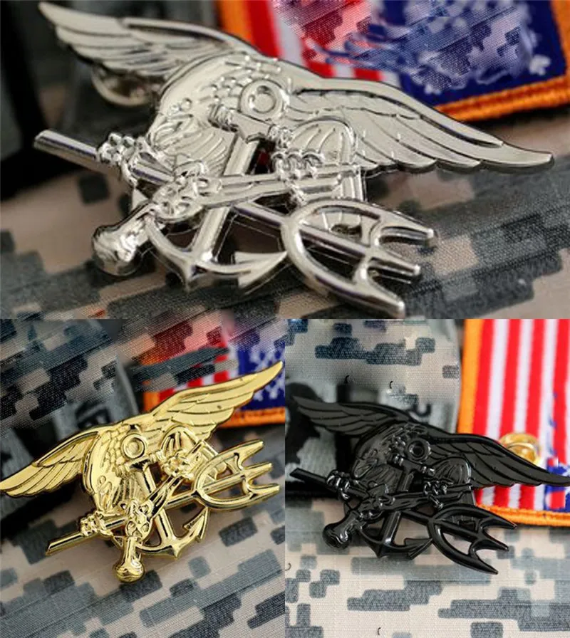 Мини-медаль американского флота морской котик Орел якорь тризун значок эмблема