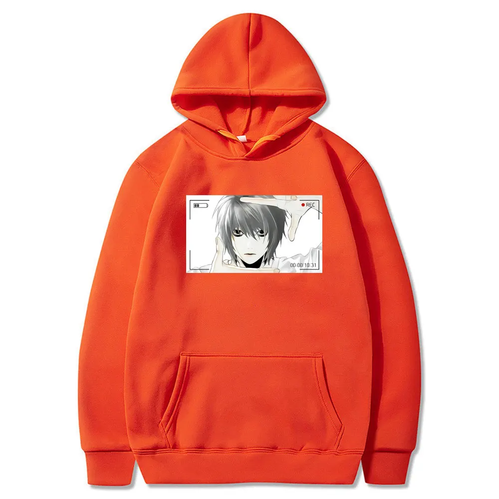 

2021 Hot Death Note Eyes Hoodies Men Funny Japanese Anime Streetwear Harajuku Graphic Sweatshirts Unisex Tops Male Hoodie