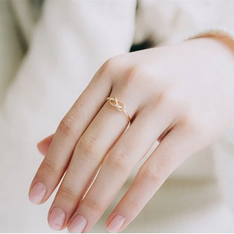 Модное круговое кольцо с узлом в стиле постмодерн простом 30 шт./партия