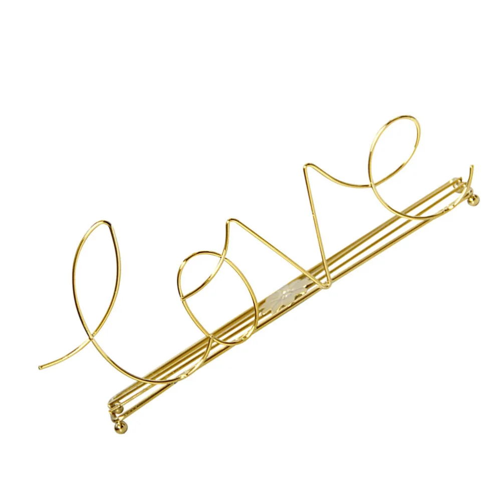 

1pc European-style Wedding Adornment Desktop Adornment for Decor (Golden)