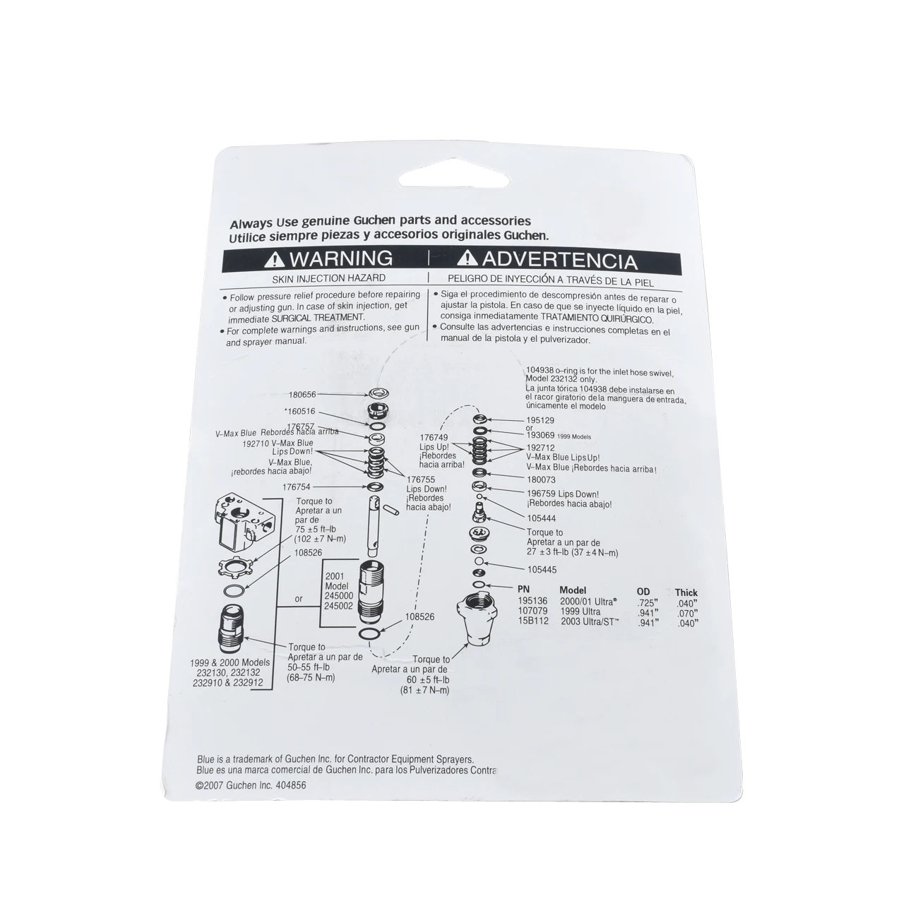 1 /5 шт. безвоздушный насос опрыскивателя Ремкомплект для 244194 уплотнительные