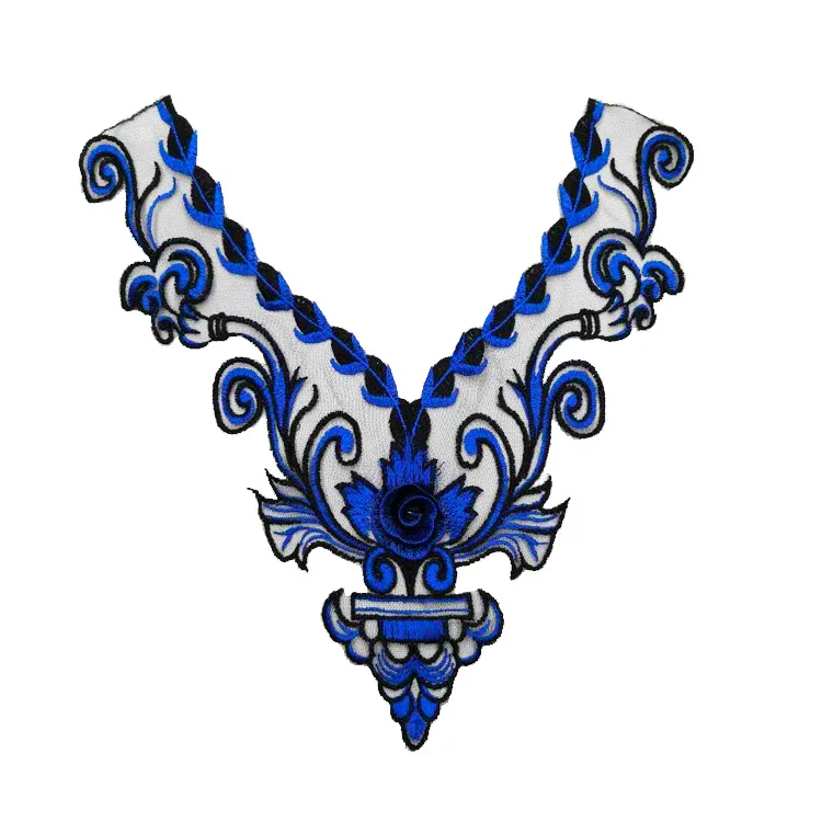 Новинка 2019 модная аппликация сделай сам Водорастворимая Вышивка украшение для