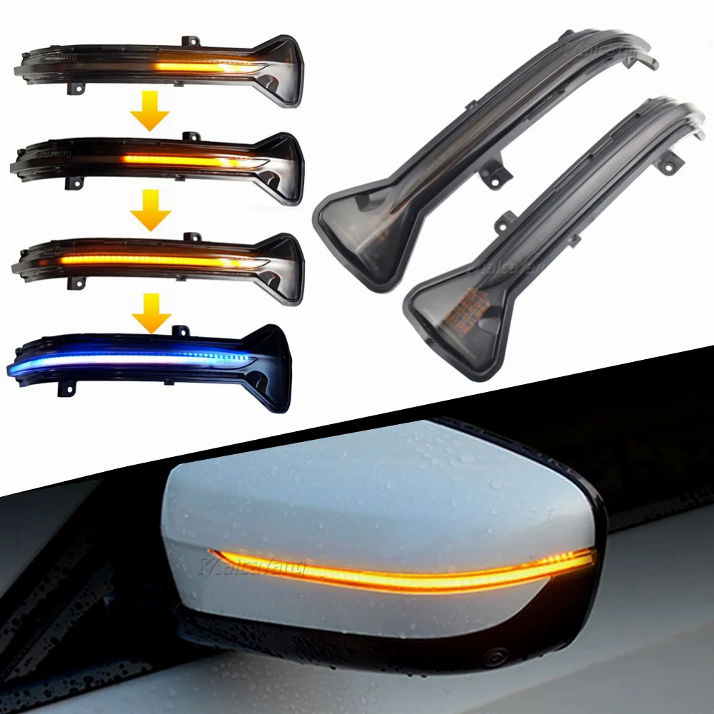 

Superb LED Dynamic Turn Signal Light Side Rear-View Mirror Light For BMW 5 6 7 8 3 Series G38 G30 G31 G11 G12 G14 G15 G20 M5