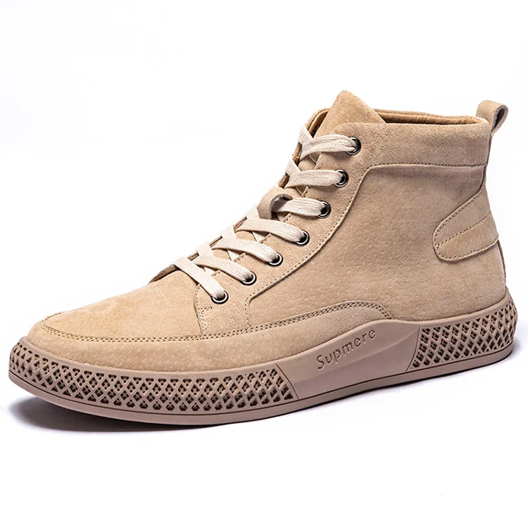 

Men's Shoes Leisure Gaobang Men's Shoes Winter High-Up Men's Shoes Korean Edition Trend