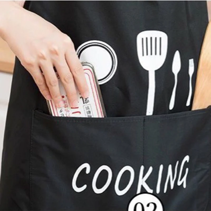 Кухонный Фартук 1 шт. домашний водонепроницаемый Льняной без рукавов с карманами