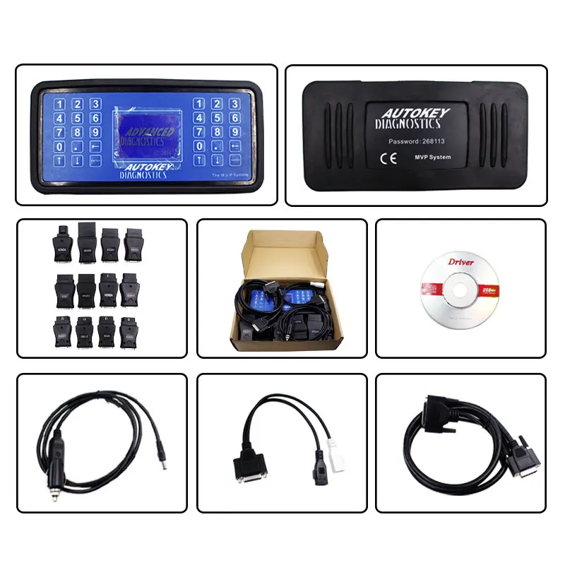 Автомобильный программатор ключей 16 9 MVP Pro декодер обновление диагностического