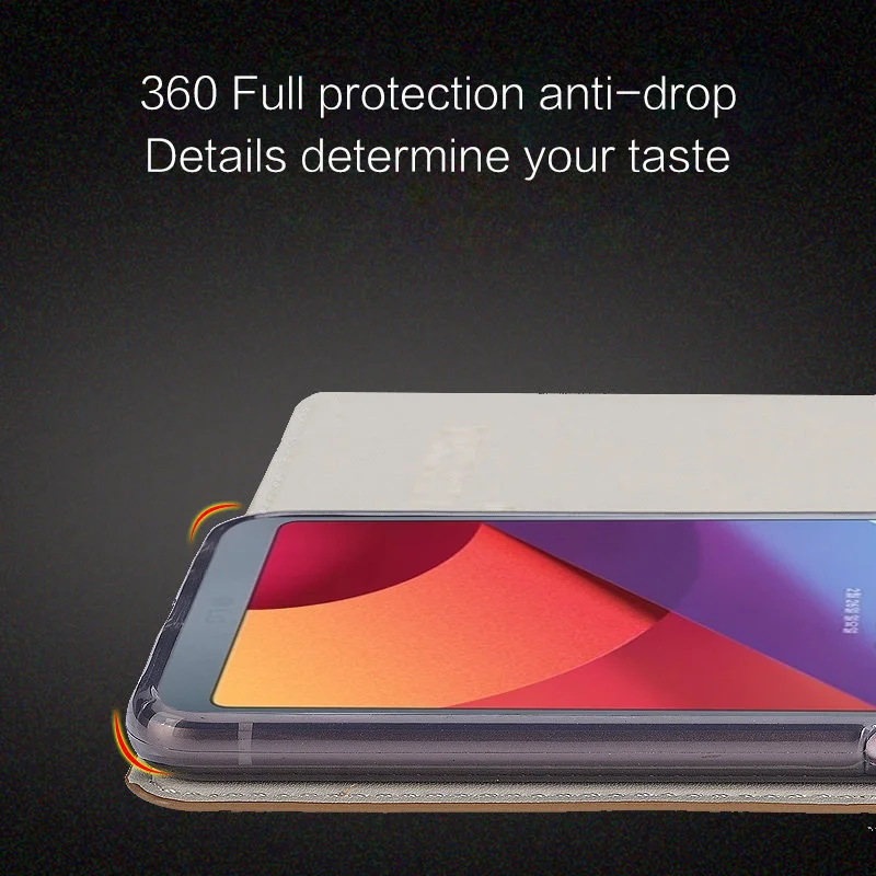 Чехол для телефона из воловьей кожи с откидной крышкой LG G3 G4 G5 G6 G7 G8s ThinQ V10 V20 V30 V40 V50