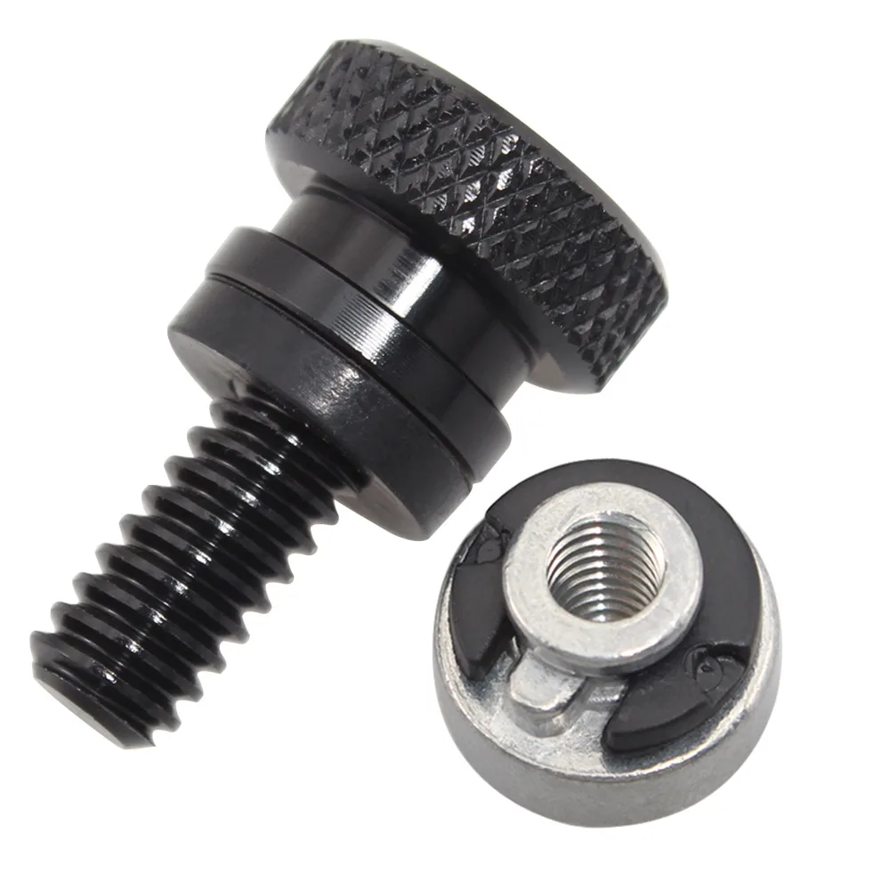 1/4 &quotчерный заднее крыло ПАССАЖИРСКОЕ СИДЕНЬЕ болт Tab винт гайка для Harley Sportster XL 883