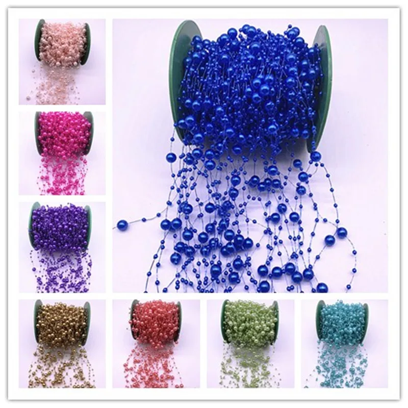 Леска из искусственного жемчуга для рыбалки 1 3 метра 8 мм 2 шт.|Украшения своими